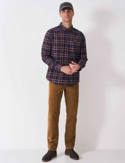 Straight Fit Corduroy 5 Pocket Trousers