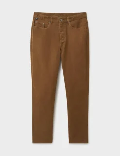 Straight Fit Corduroy 5 Pocket Trousers