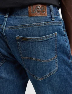 Straight Fit Denim 5 Pocket Jeans