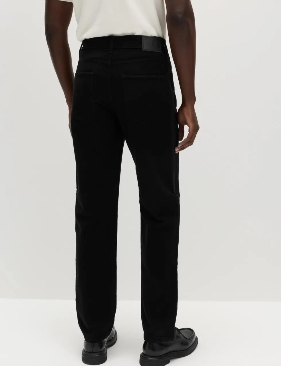 Straight Fit Italian Moleskin 5 Pocket Trousers
