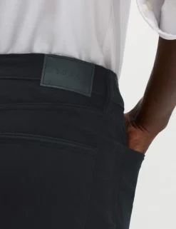 Straight Fit Italian Moleskin 5 Pocket Trousers