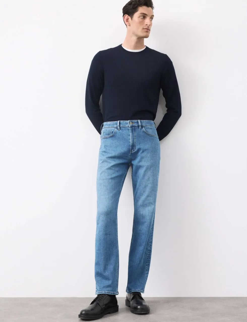 Straight Fit Italian Soft Touch Jeans