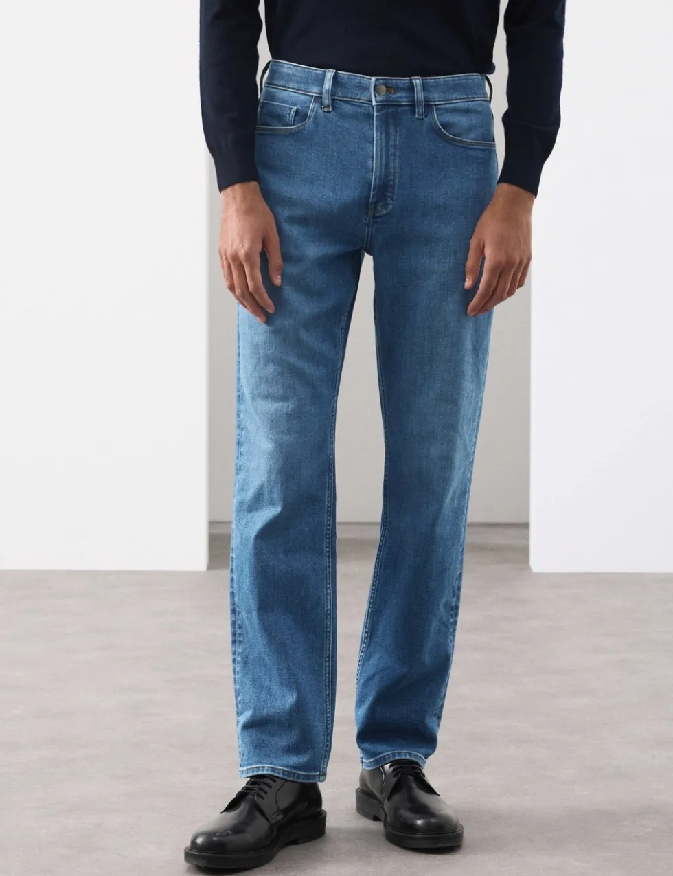 Straight Fit Italian Soft Touch Jeans