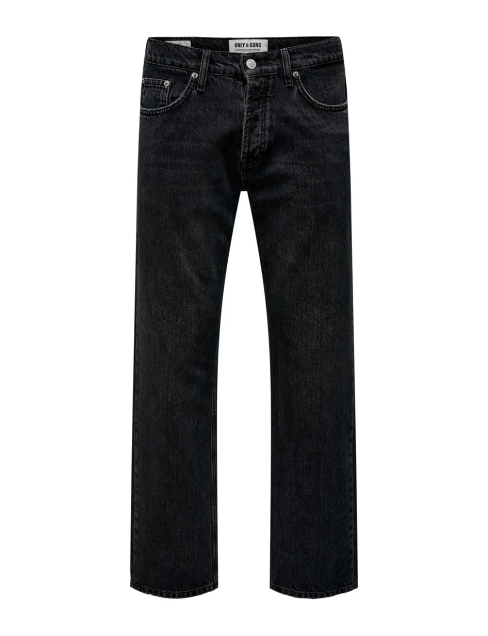 Straight Fit Pure Cotton 5 Pocket Jeans