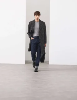 Straight Fit Pure Cotton Selvedge Jeans