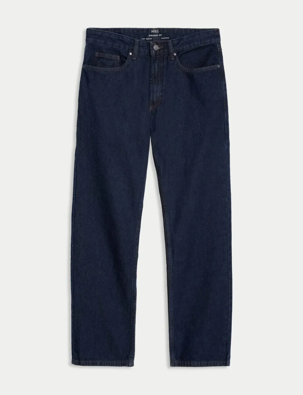 Straight Fit Pure Cotton Jeans