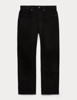 Straight Fit Pure Cotton Jeans