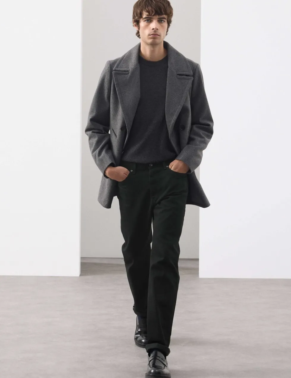 Straight Fit Pure Cotton Selvedge Jeans