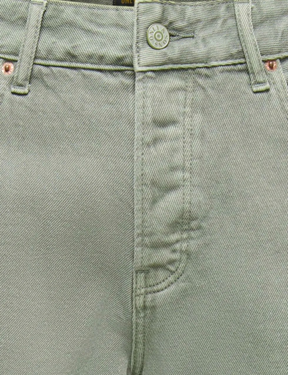 Straight Fit Pure Cotton Denim Shorts