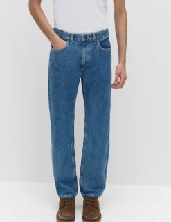 Straight Fit Pure Cotton Jeans