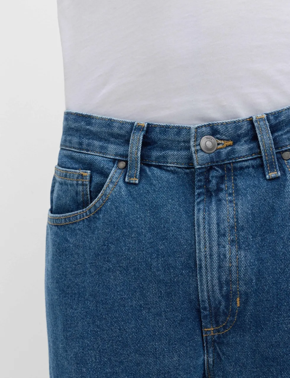 Straight Fit Pure Cotton Jeans