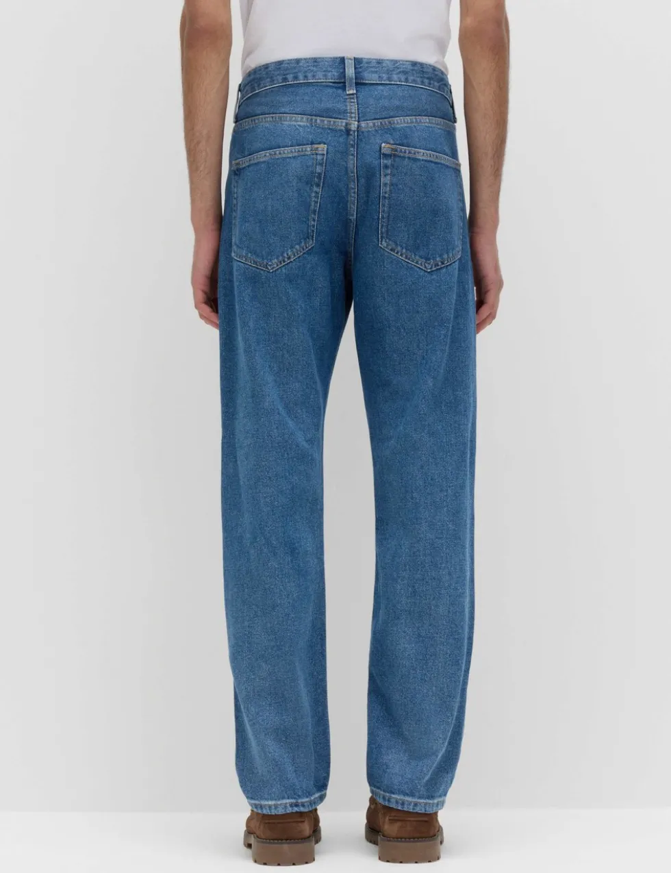 Straight Fit Pure Cotton Jeans