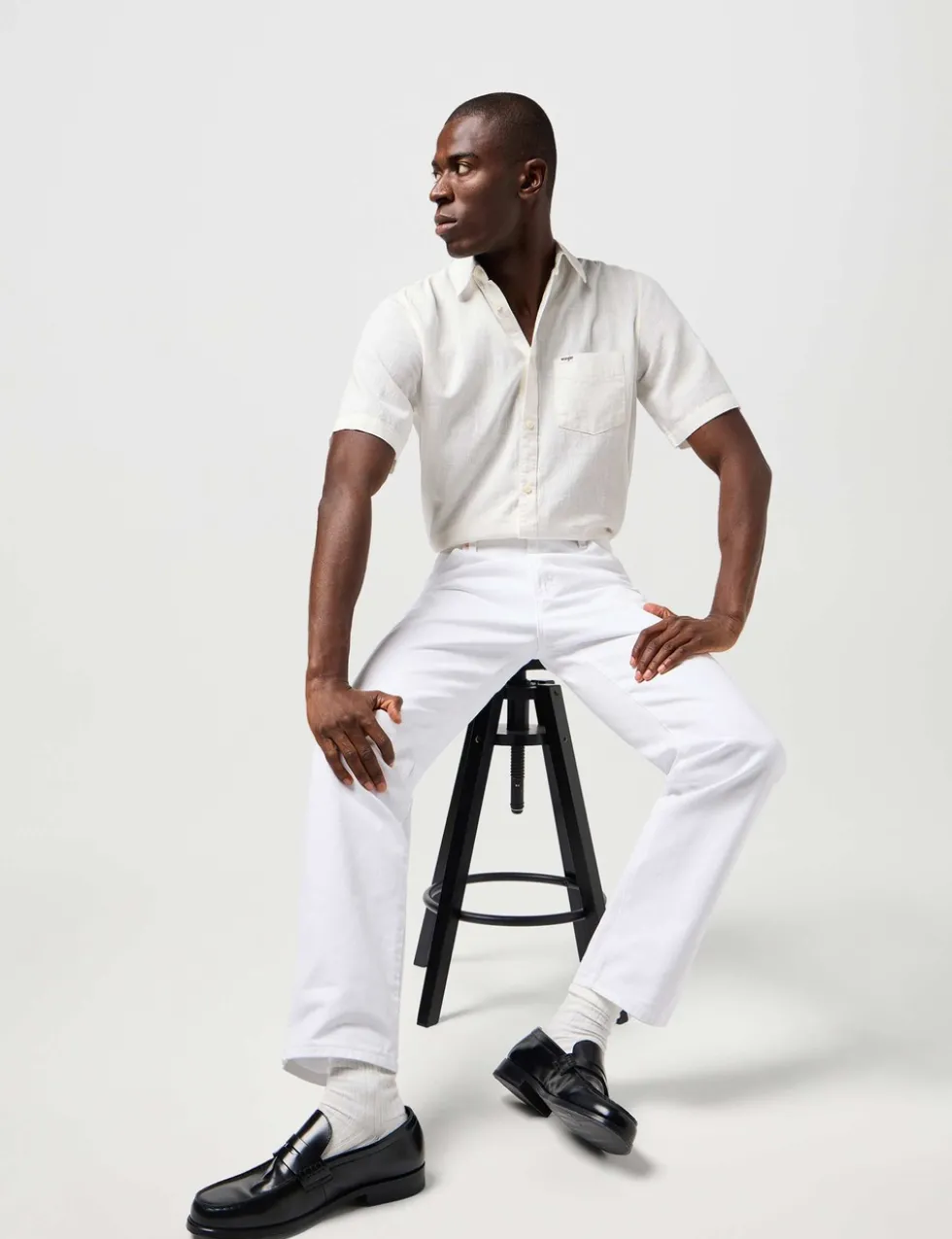 Straight Fit Pure Cotton Jeans