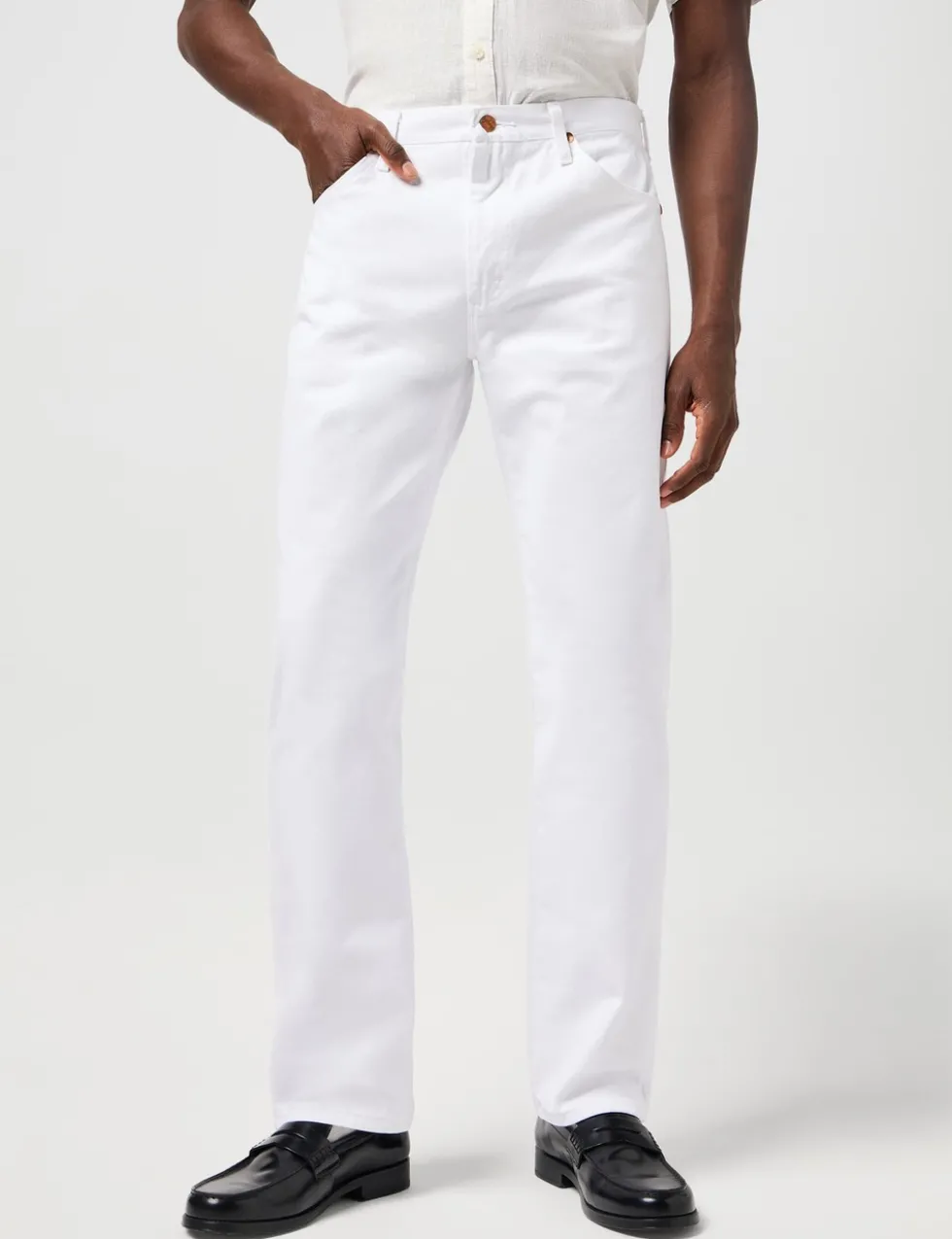 Straight Fit Pure Cotton Jeans