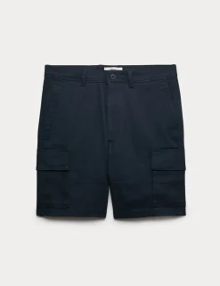 Straight Fit Stretch Cargo Short