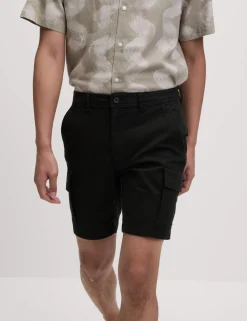Straight Fit Stretch Cargo Short