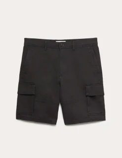 Straight Fit Stretch Cargo Short