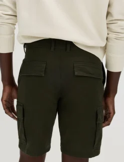 Straight Fit Stretch Cargo Short