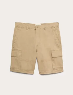 Straight Fit Stretch Cargo Short