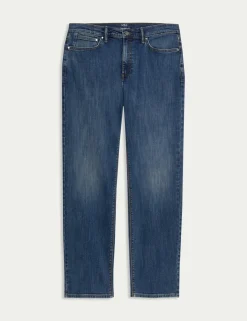 Straight Fit Stretch Jeans