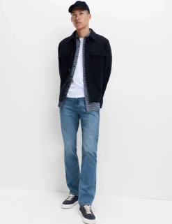 Straight Fit Stretch Jeans