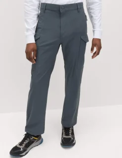 Straight Fit Technical Cargo Trousers