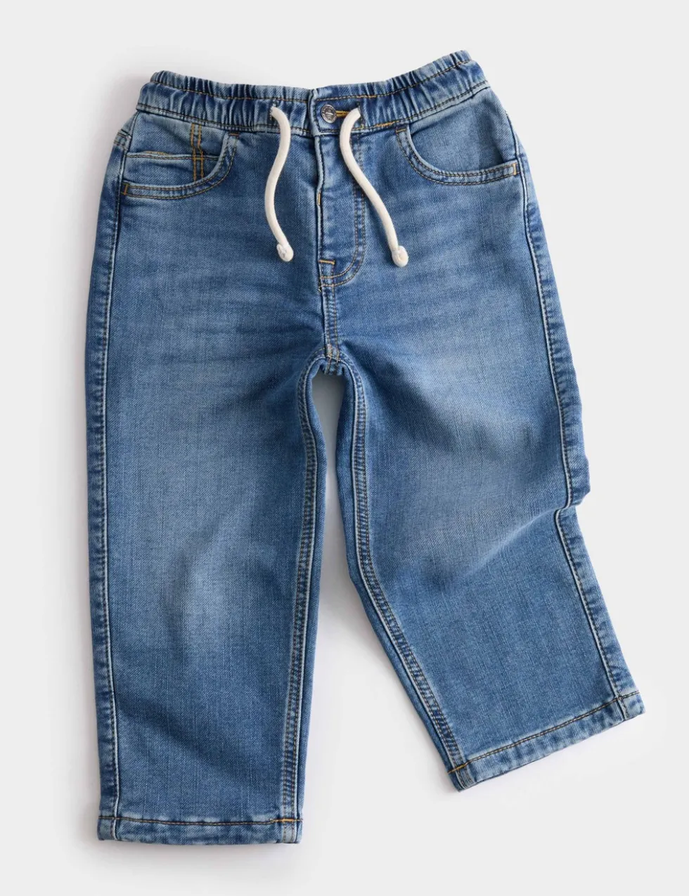 Straight Leg Cotton Rich Comfort Waist Jeans (2-8 Yrs)