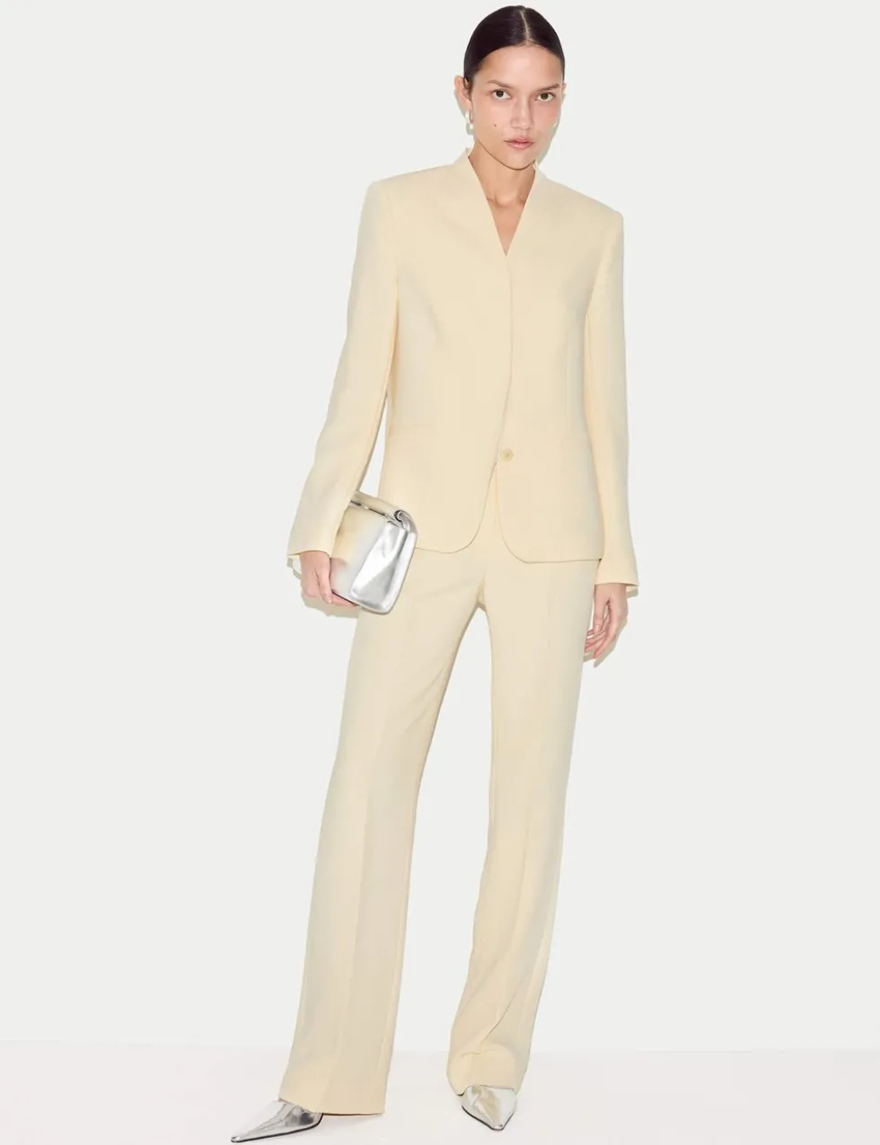 Straight Leg Tailored Trousesr