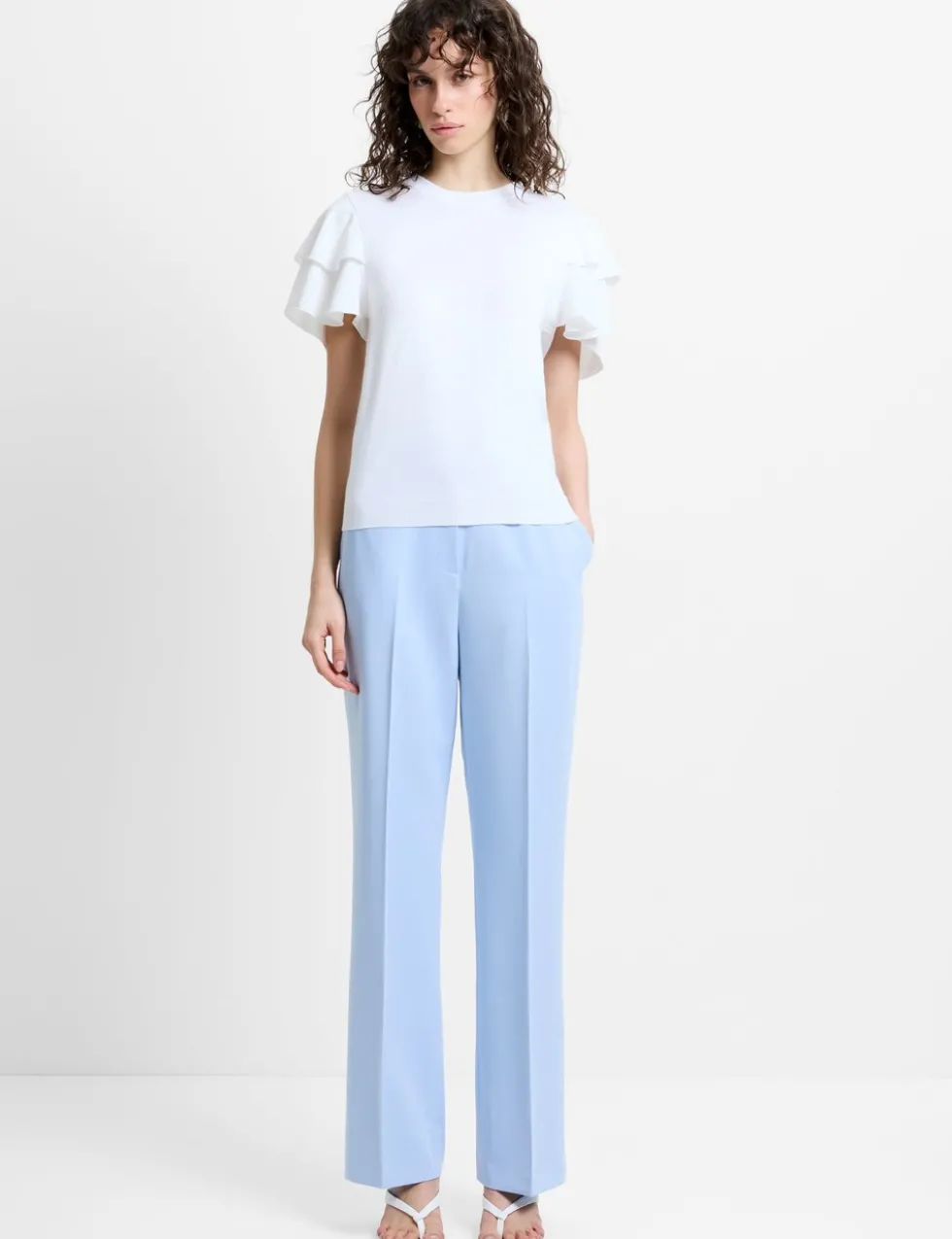 Straight Leg Trousers