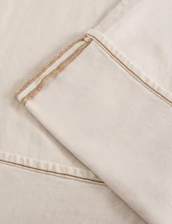 Straight Leg Turn Up Ankle Grazer Jeans