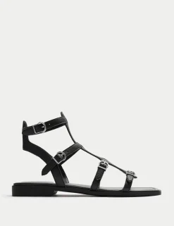 Strappy Flat Gladiator Sandals
