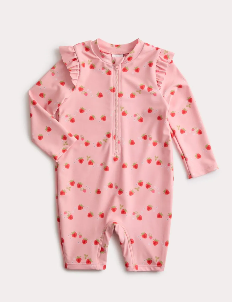 Strawberry All In One Swimsuit (0-3 Yrs)