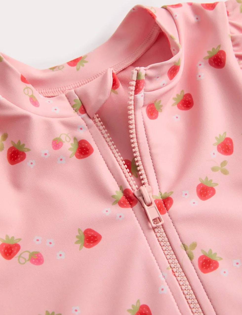 Strawberry All In One Swimsuit (0-3 Yrs)