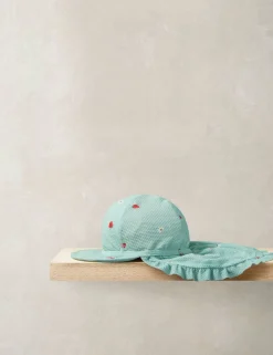 Strawberry Peaked Sun Hat (0-36 Mths)
