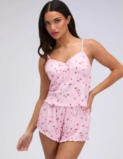 Strawberry Print Pyjama Set