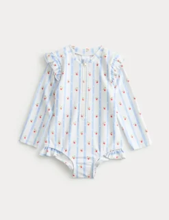 Strawberry Stripe Swimsuit (0-3 Yrs)