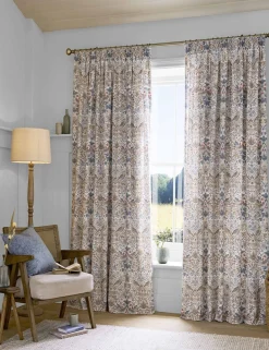 Strawberry Thief Pencil Pleat Curtains