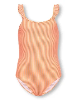 Stripe Frill Swimsuit (7-14 Yrs)