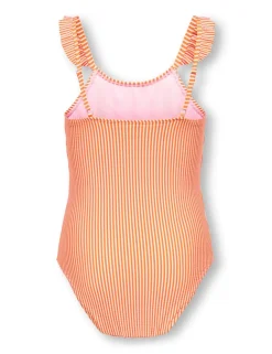 Stripe Frill Swimsuit (7-14 Yrs)