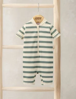 Stripe Rashsuit Swim All In One (0-3 Yrs)