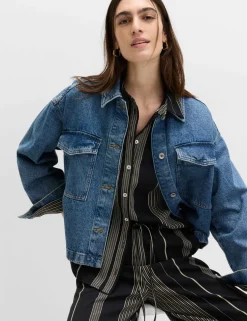 Striped Collared Button Through Shirt
