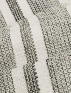 Striped Collared Neck Knitted Shirt