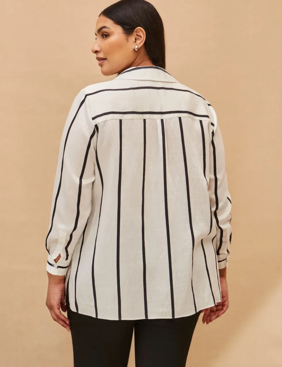 Striped Collared Shirt
