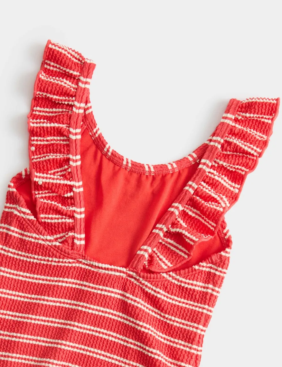 Striped Frill Swimsuit (2-8 Yrs)