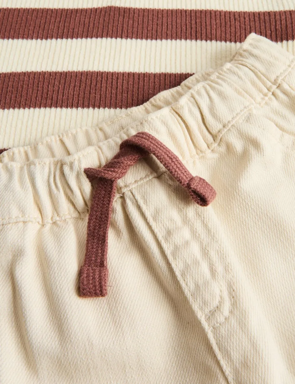Striped Knit Top & Shorts Outfit (0-5 Yrs)