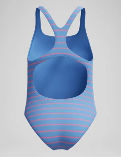 Striped Medalist One Piece Swimsuit (4-16 Yrs)
