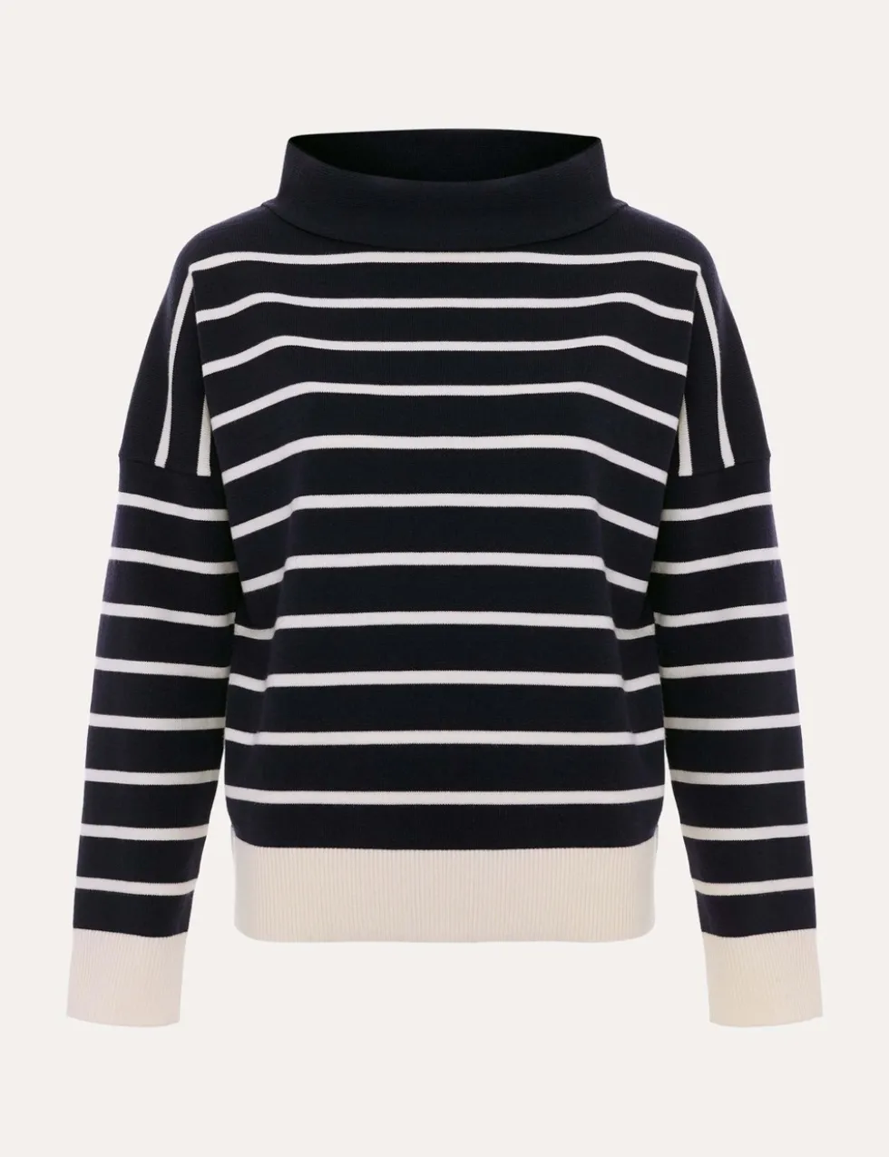Striped Roll Neck Jumper