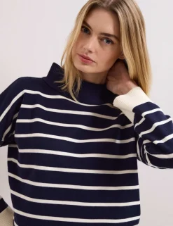 Striped Roll Neck Jumper