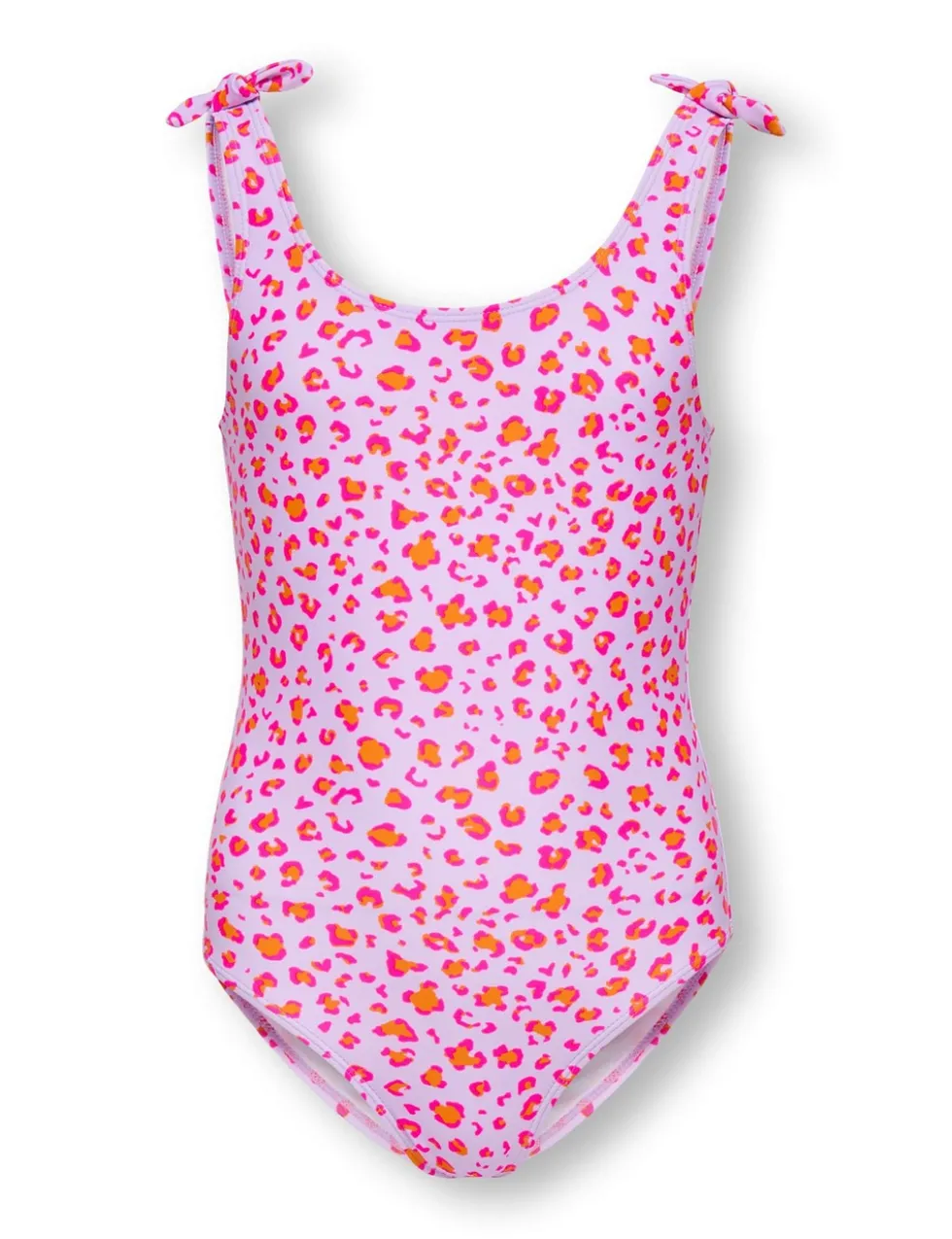 Striped Strawberry Knot Detail Swimsuit (7-14 Yrs)