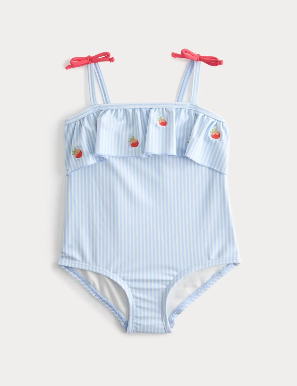 Striped Strawberry Swimsuit (0-3 Yrs)